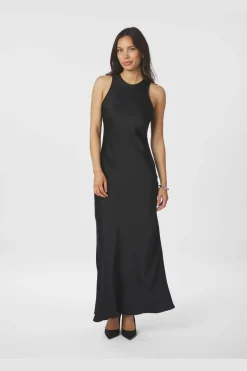 Online Neo Noir Celinie Heavy Sateen Dress 165621 100