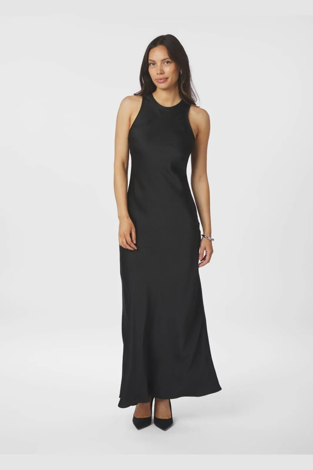 Online Neo Noir Celinie Heavy Sateen Dress 165621 100