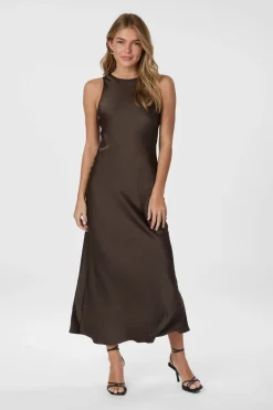 Discount Neo Noir Celinie Heavy Sateen Dress 165621 676