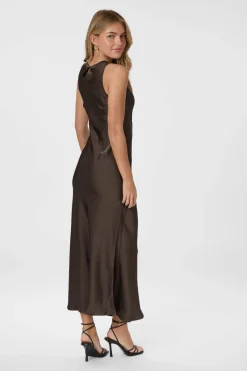 Discount Neo Noir Celinie Heavy Sateen Dress 165621 676