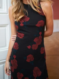 Online Neo Noir Celinie Rose Dress 167232 100