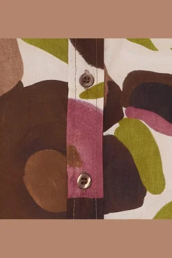 Online Marta Du Chateau Cevelina Shirt 58130M Brown Print