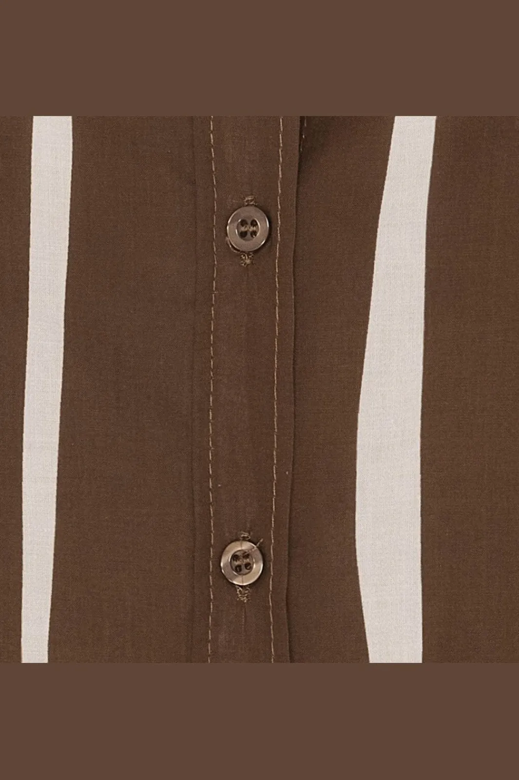 Sale Marta Du Chateau Cevelina Shirt 58130M Brown Stripe