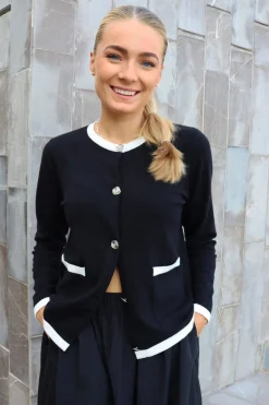 Best Liberte Chani Cardigan 22345 Black Creme