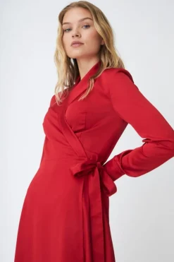 New Cras Charleen Dress C548 4035 Tango Red