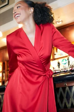 New Cras Charleen Dress C548 4035 Tango Red