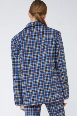 Sale Stella Nova Checked Blazerck53-7193 430 Multi Checks