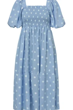 New A-View Cheri Dot Dress 091 Blue/White