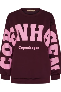 Marta Du Chateau Chibiscus Sweatshirt 22659 Bordeaux