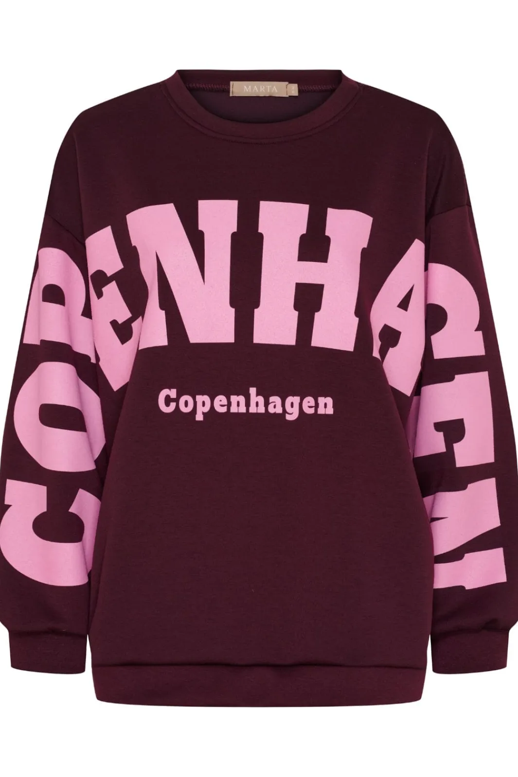 Marta Du Chateau Chibiscus Sweatshirt 22659 Bordeaux