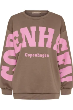 Outlet Marta Du Chateau Chibiscus Sweatshirt 22659 Fango