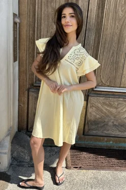 Best Continue Christel Dress 14969 Yellow