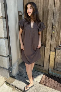 Clearance Continue Christel Dress 14969 Brown
