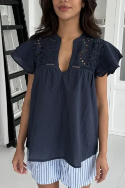 New Continue Christel Solid 14923 Navy Blue