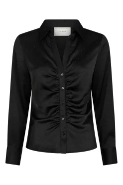 Sale Neo Noir Christy Heavy Sateen Bedaz Shirt 166892 100