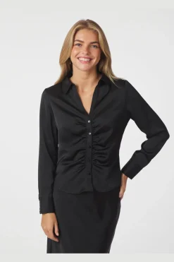 Sale Neo Noir Christy Heavy Sateen Bedaz Shirt 166892 100