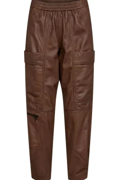 Sale Gossia CinnaGO Jo Leather Pants Cognac