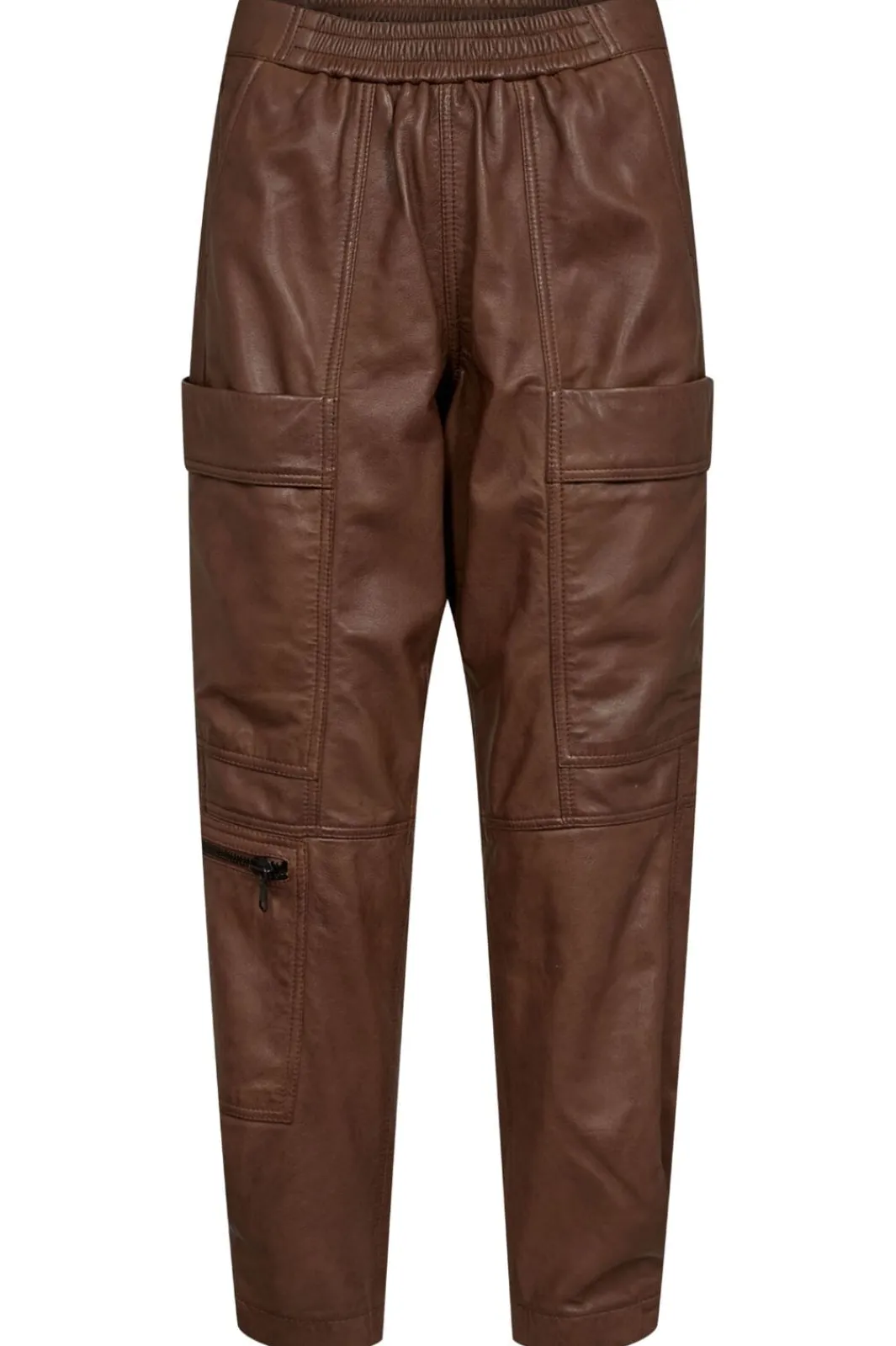 Sale Gossia CinnaGO Jo Leather Pants Cognac