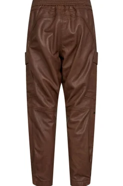 Sale Gossia CinnaGO Jo Leather Pants Cognac
