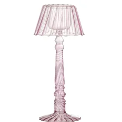 Outlet Bloomingville Cisco Fyrfadsstage, Rosa, Glas 82061722 Rose