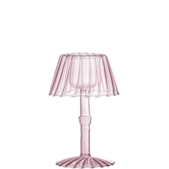 Sale Bloomingville Cisco Fyrfadsstage, Rosa, Glas 82061723 Rose