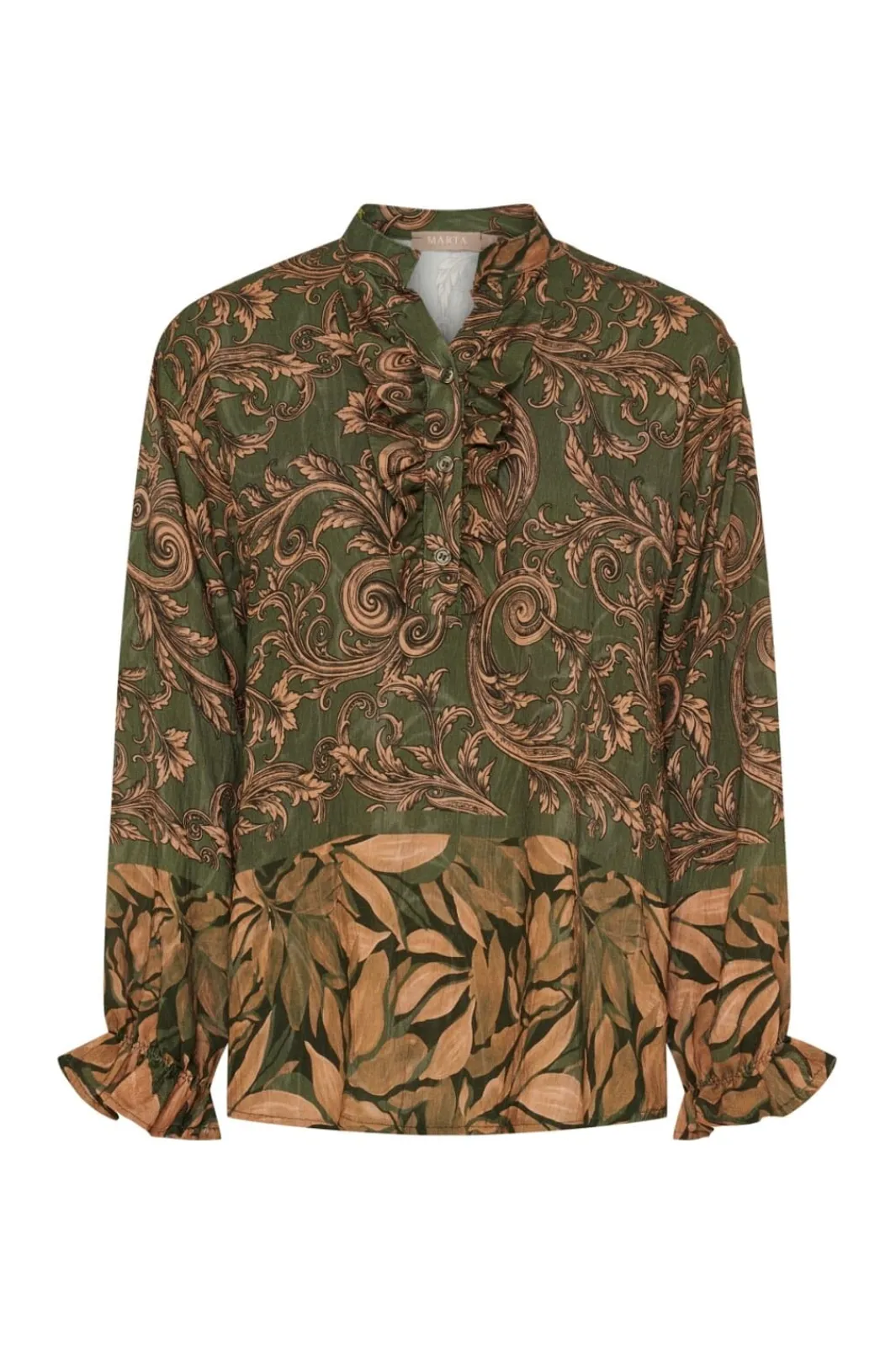 Discount Marta Du Chateau Cjoceline Shirt 5891 Military5684Tpk