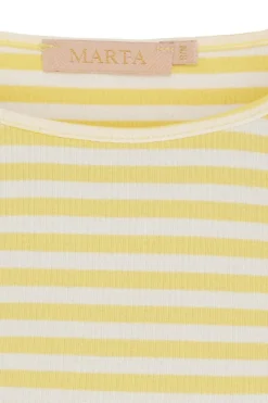 Hot Marta Du Chateau Cjosiane Ls Tee 49066 Giallo/Greggio