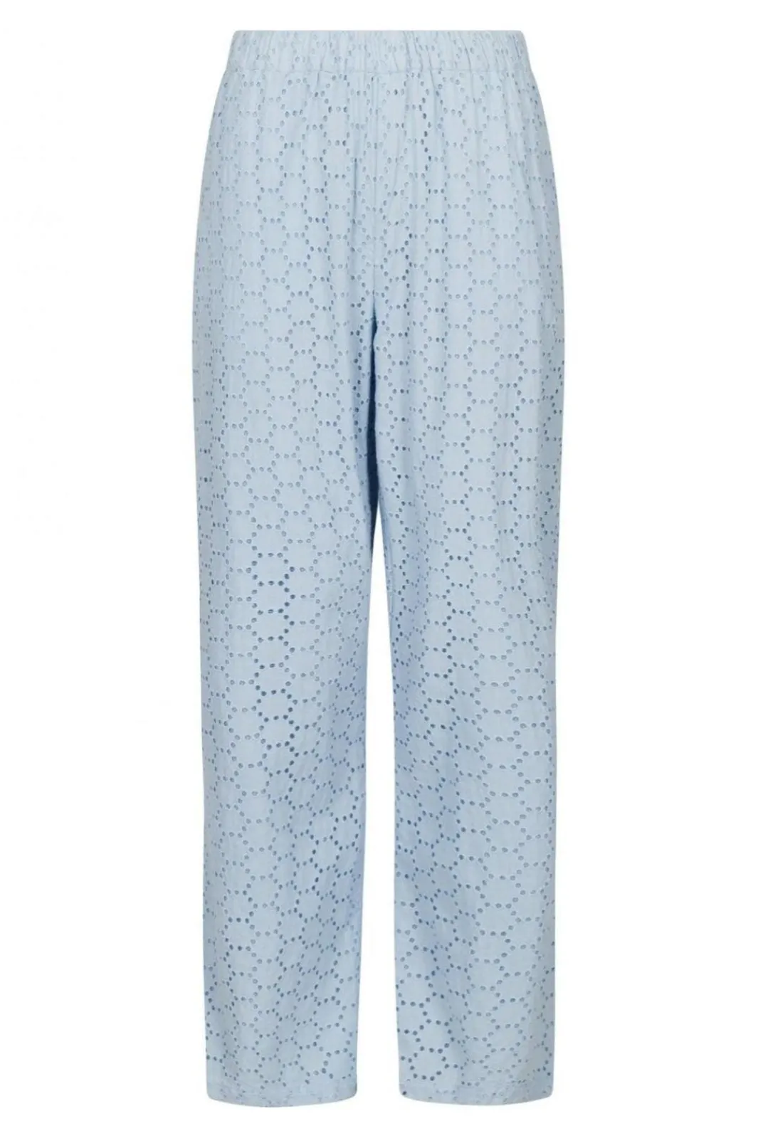 Outlet Neo Noir Claira Broiderie Pants Light Blue