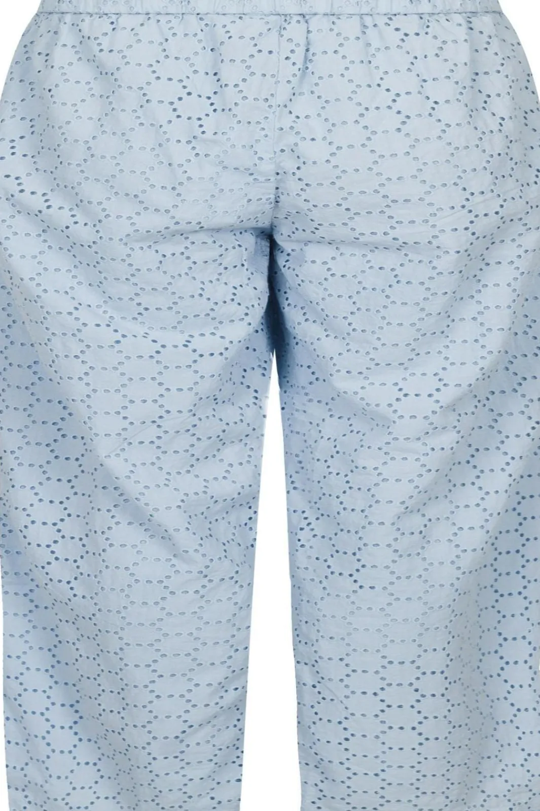 Outlet Neo Noir Claira Broiderie Pants Light Blue