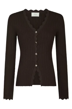 Sale Neo Noir Clara Stitch Knit Blouse 164484 676