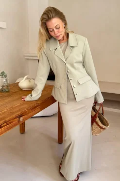 New BYIC Claraic Blazer A23904 Dusty Beige