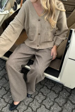 Best BYIC Claraic Pants brownm Brown Melange