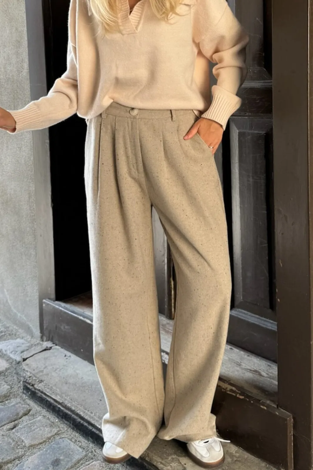 Discount BYIC Claraic Pants beigem Beige Melange