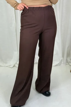 Online A-bee Clarice Pants Dark Maroon