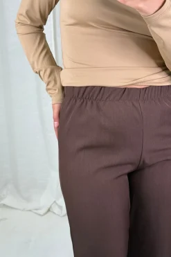 Online A-bee Clarice Pants Dark Maroon