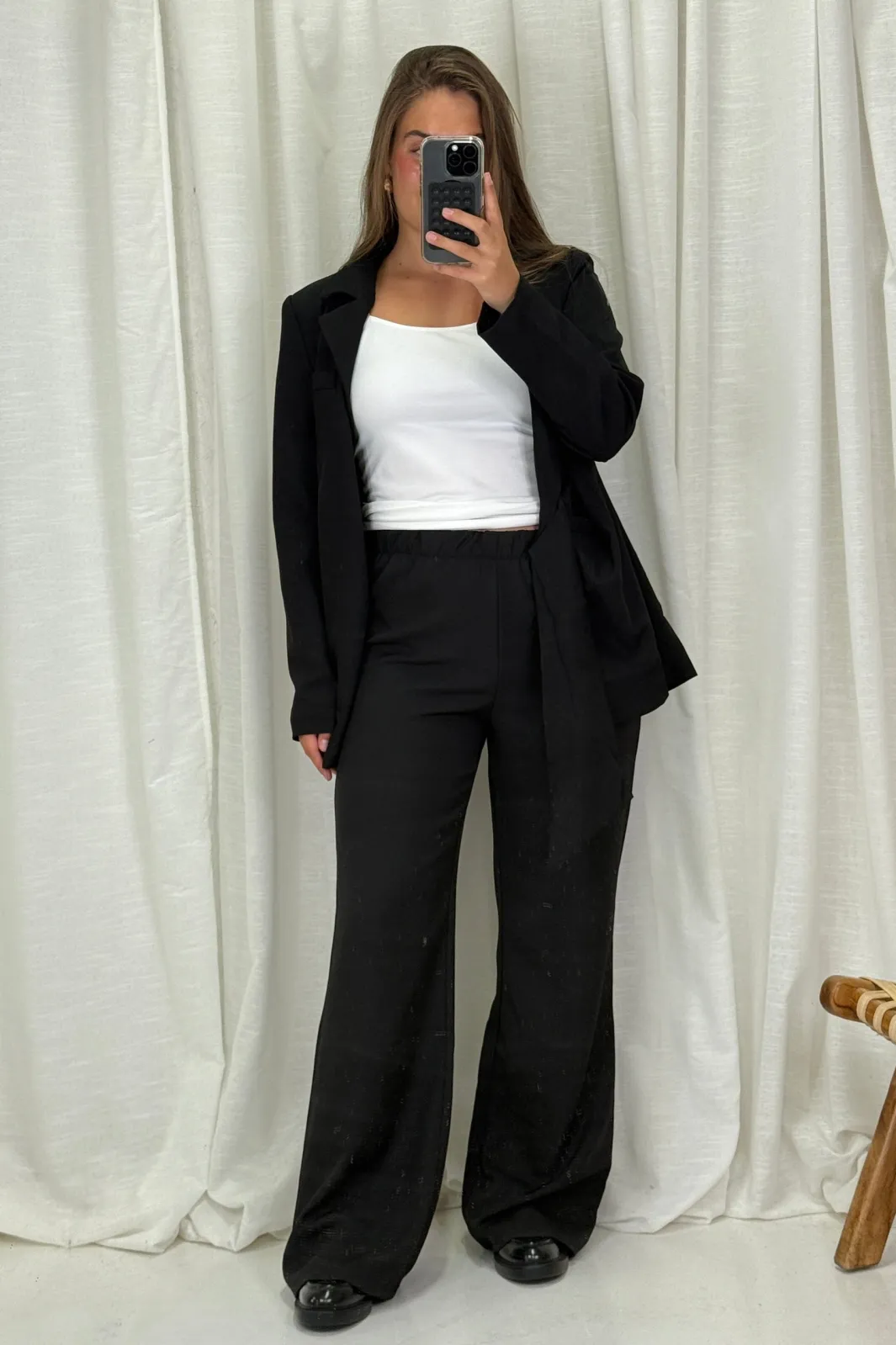New A-bee Clarice Pants Black
