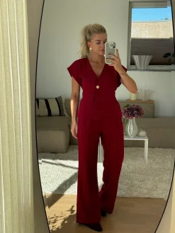 Outlet A-bee Clarice Pants Burgundy