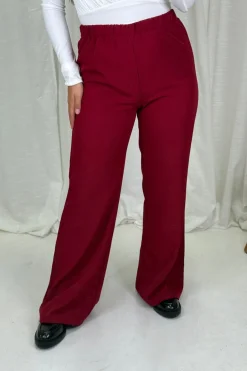 Outlet A-bee Clarice Pants Burgundy