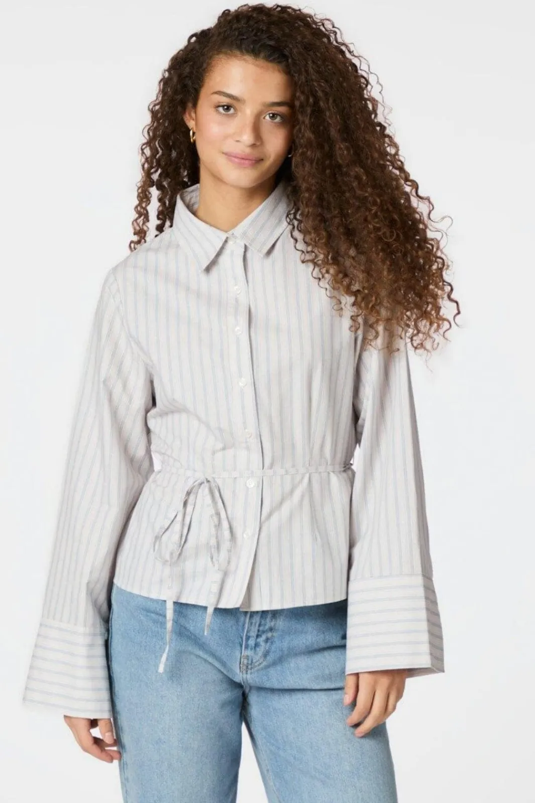 Sale Neo Noir Clarida Stripe Shirt 164934 122