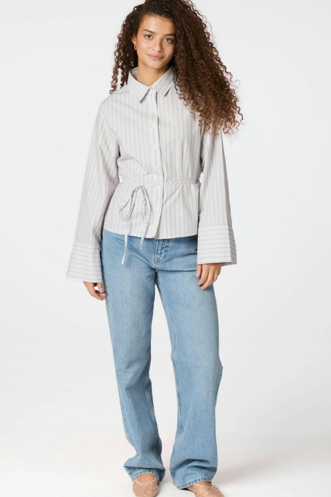 Sale Neo Noir Clarida Stripe Shirt 164934 122