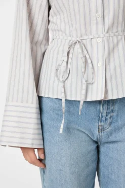 Sale Neo Noir Clarida Stripe Shirt 164934 122