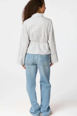 Sale Neo Noir Clarida Stripe Shirt 164934 122