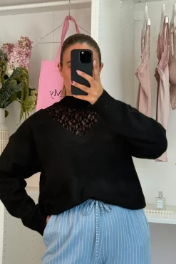 Hot A-bee Clarisse Striktrøjer Black