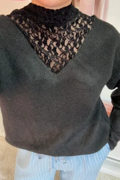 Hot A-bee Clarisse Striktrøjer Black