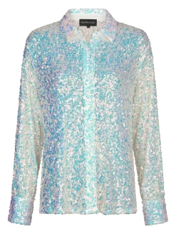 Discount Valentin Studio Classy Sequins Shirt offwhite