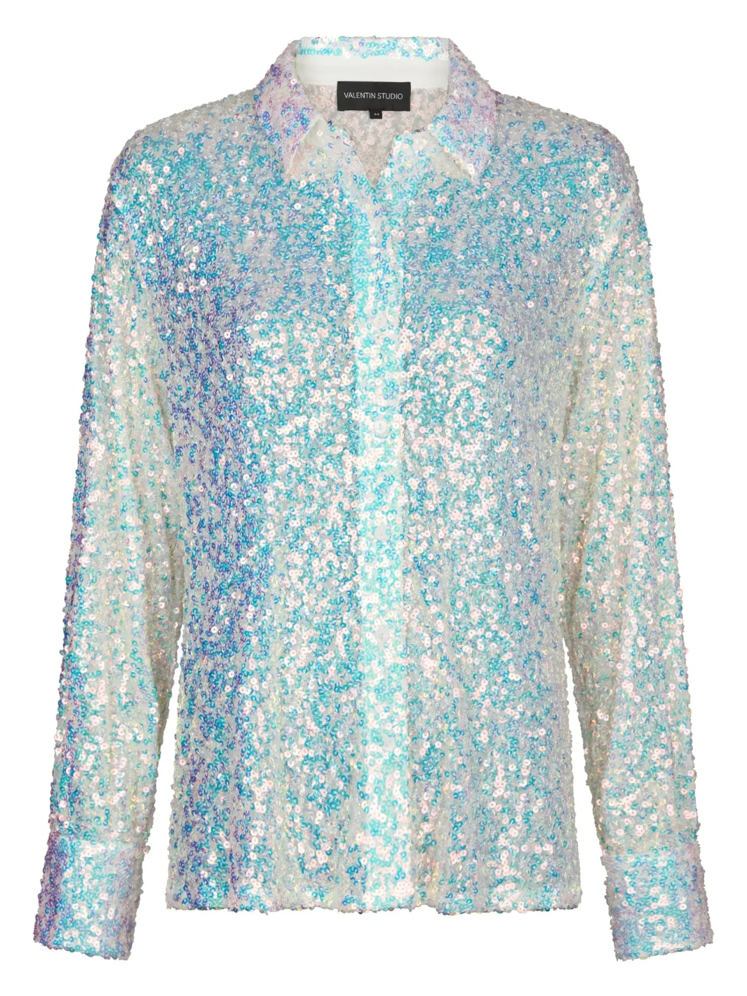Discount Valentin Studio Classy Sequins Shirt offwhite
