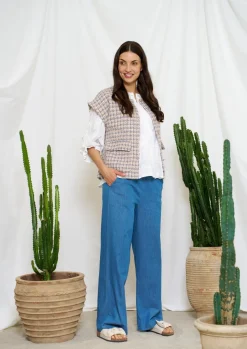 Marta Du Chateau Cloretta Vest 7169 Blue