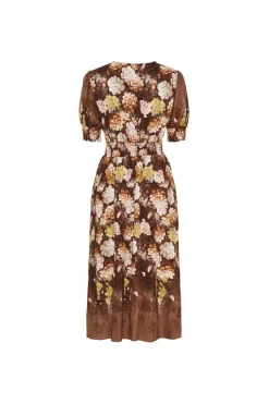 Clearance Marta Du Chateau Clydia Dress 25216 Marrone0460