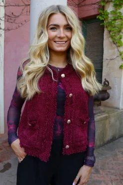 New Liberte Coco Vest 22247 Bordeaux