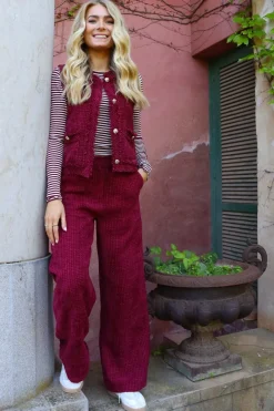 Discount Liberte Coco Wide Pants 22245 Bordeaux